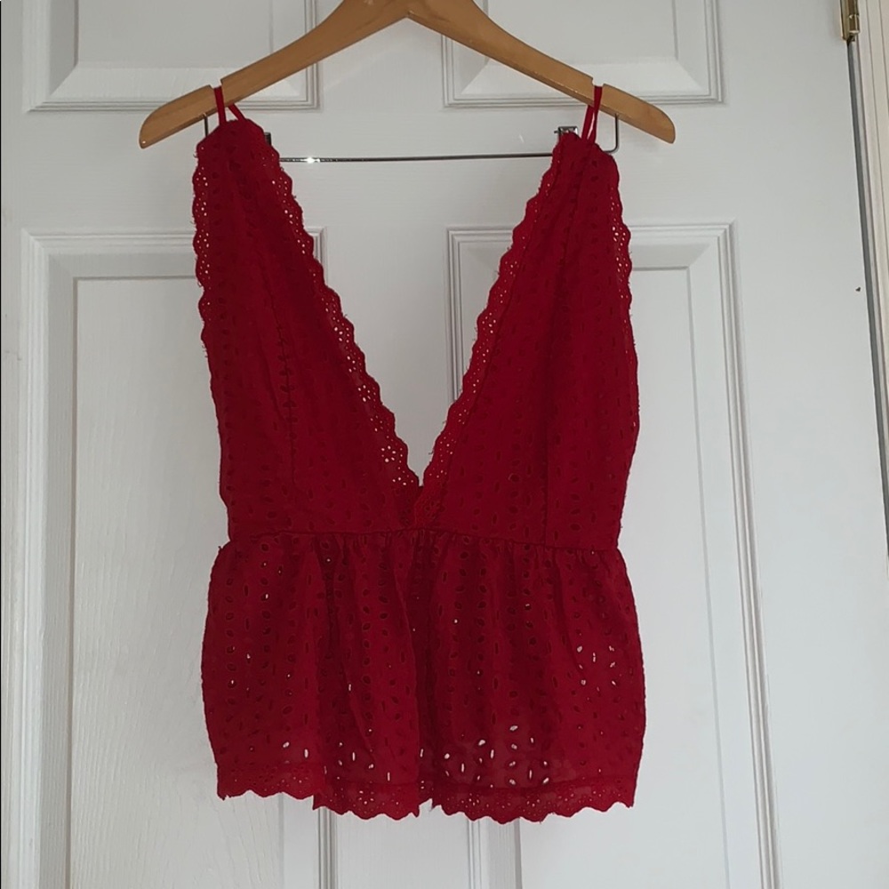 SHEIN backless tank top